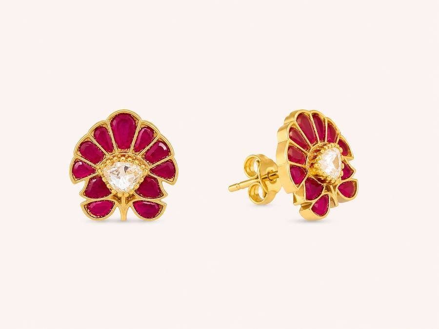 Silver Gold Plated Studds