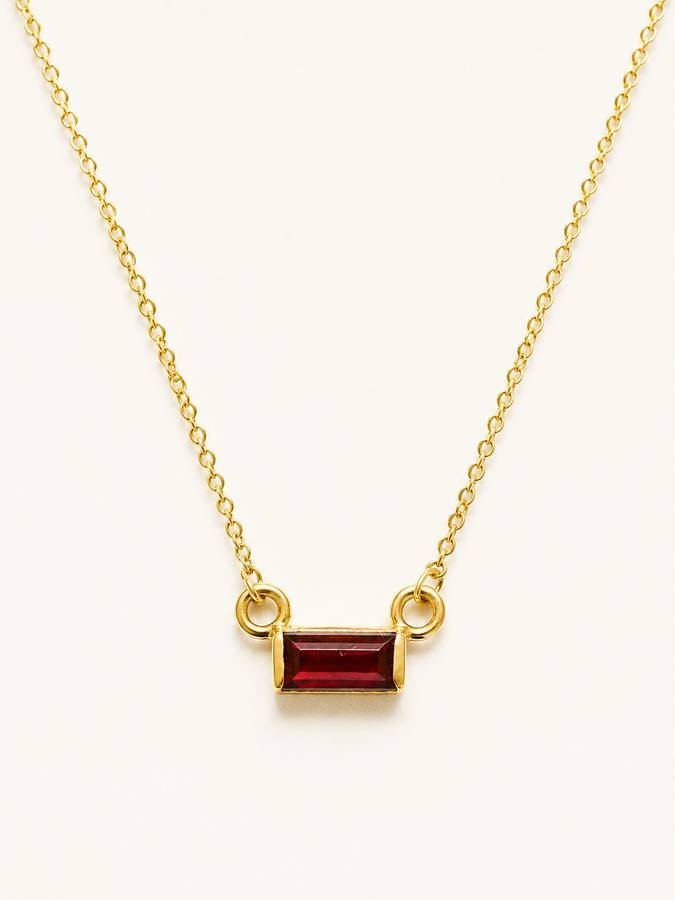 Silver Gold Plated Red Pendant